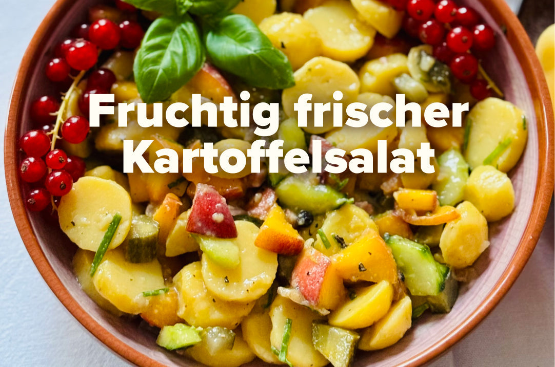 Fruchtig frischer Kartoffelsalat ohne Mayo