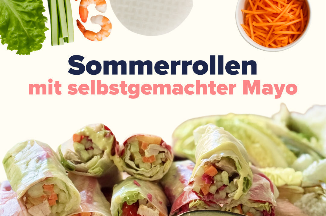 Leicht und lecker: Sommerrollen mit selbst gemachter Mayonnaise