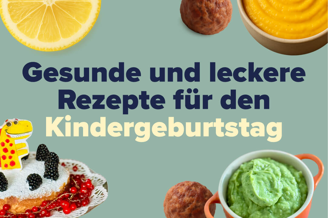 Gesunde und leckere Rezepte für den Kindergeburtstag