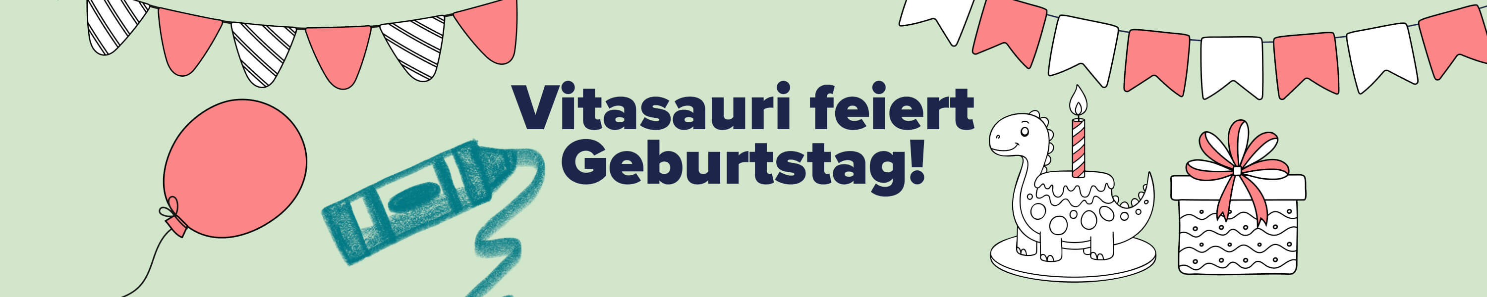 Vitasauri Geburtstag