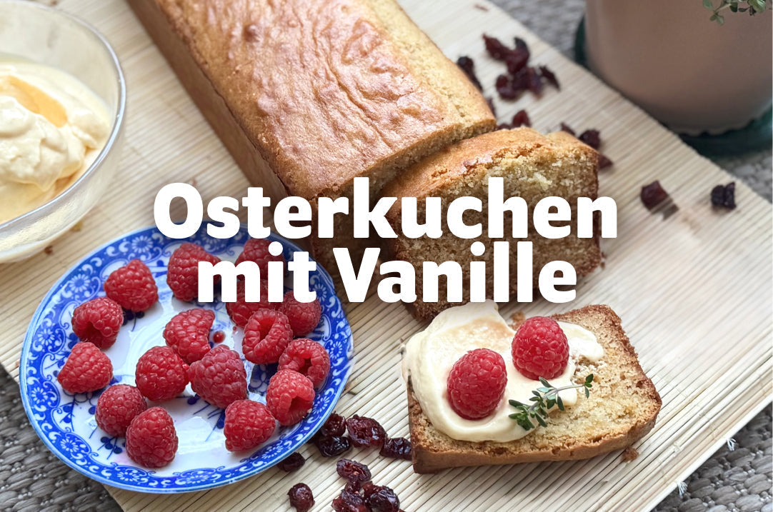 Osterkuchen mit Vanille: fluffig und glutenfrei