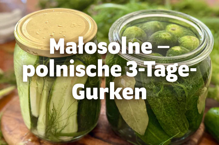 Małosolne – polnische 3-Tage-Gurken