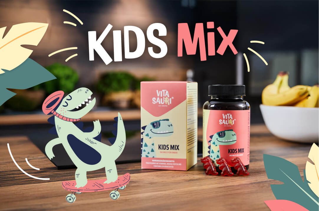 Warum der Vitasauri® Kids Mix der perfekte Begleiter für Ihr Kind ist