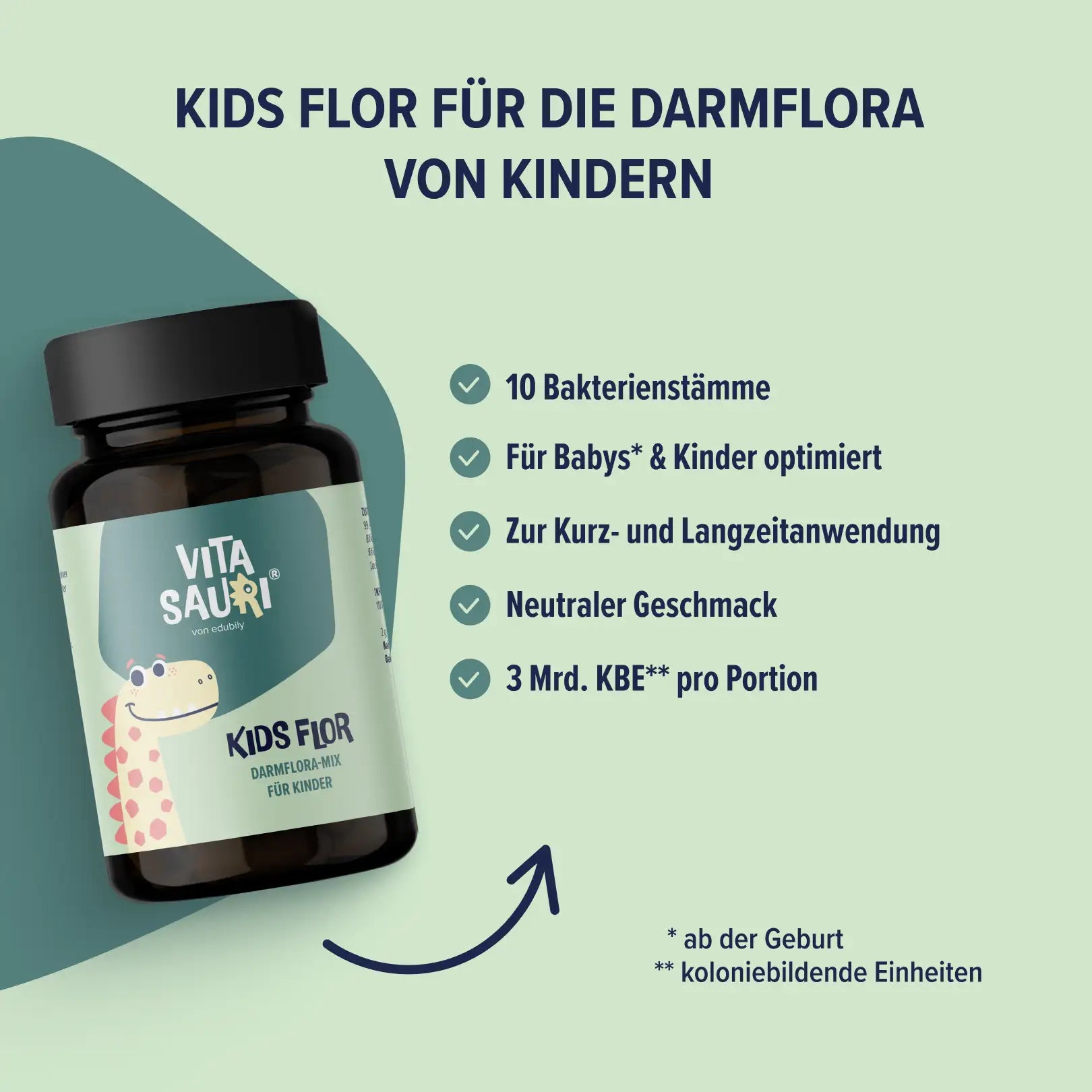 Kids Flor – Darmbakterien für Kinder