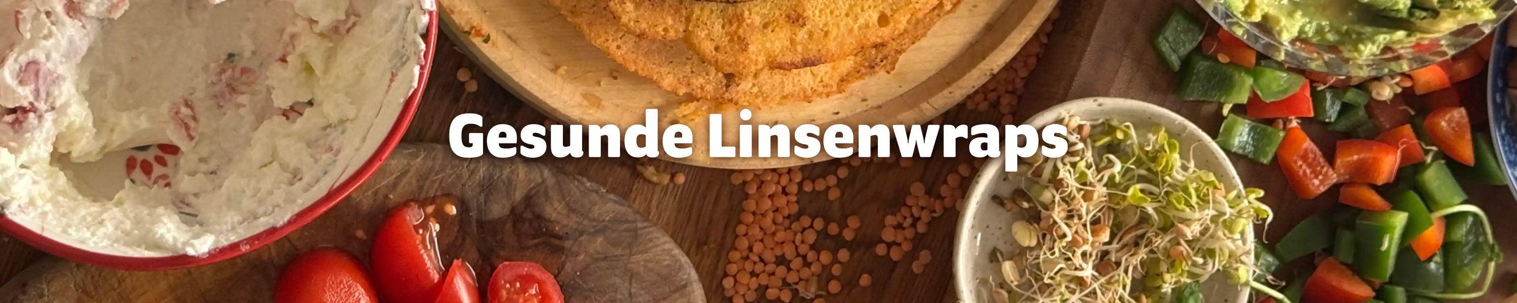 Rezept fuer glutenfreie Wraps aus Linsen