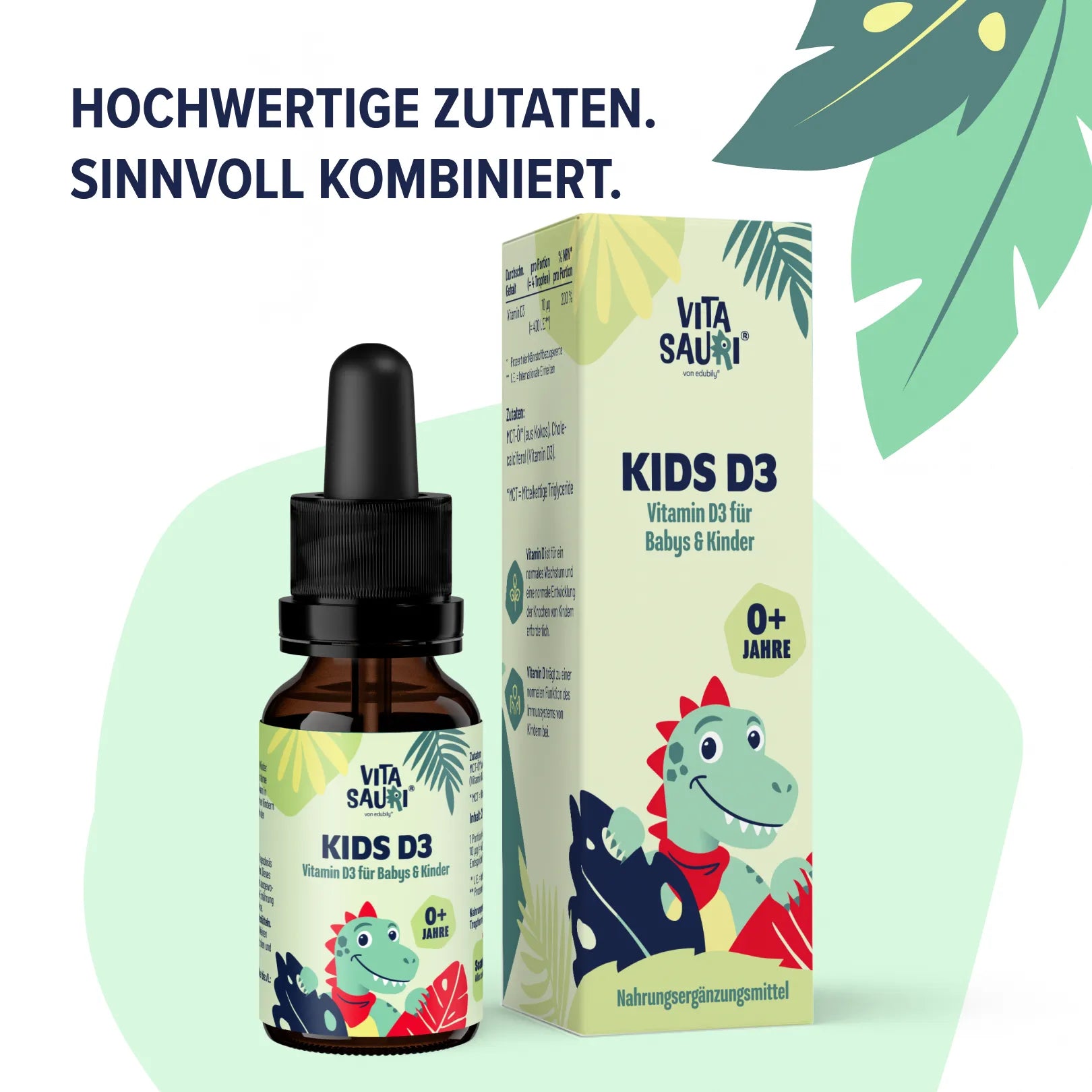 Vitamin D3 Tropfen für Babys und Kinder