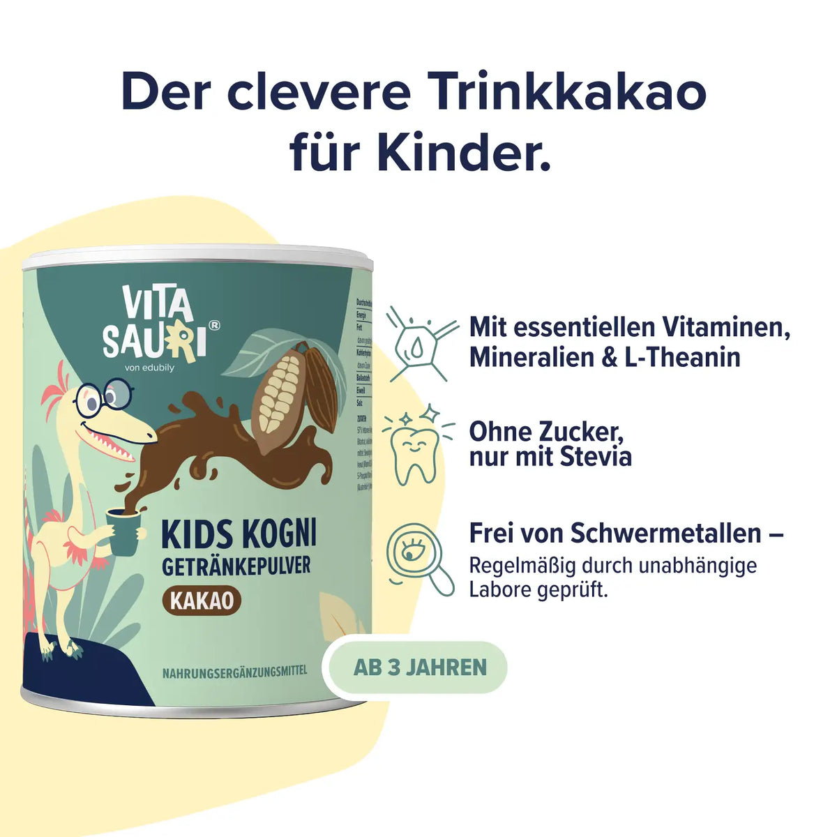 Kids Kogni Getränkepulver – Kakao ohne Zucker
