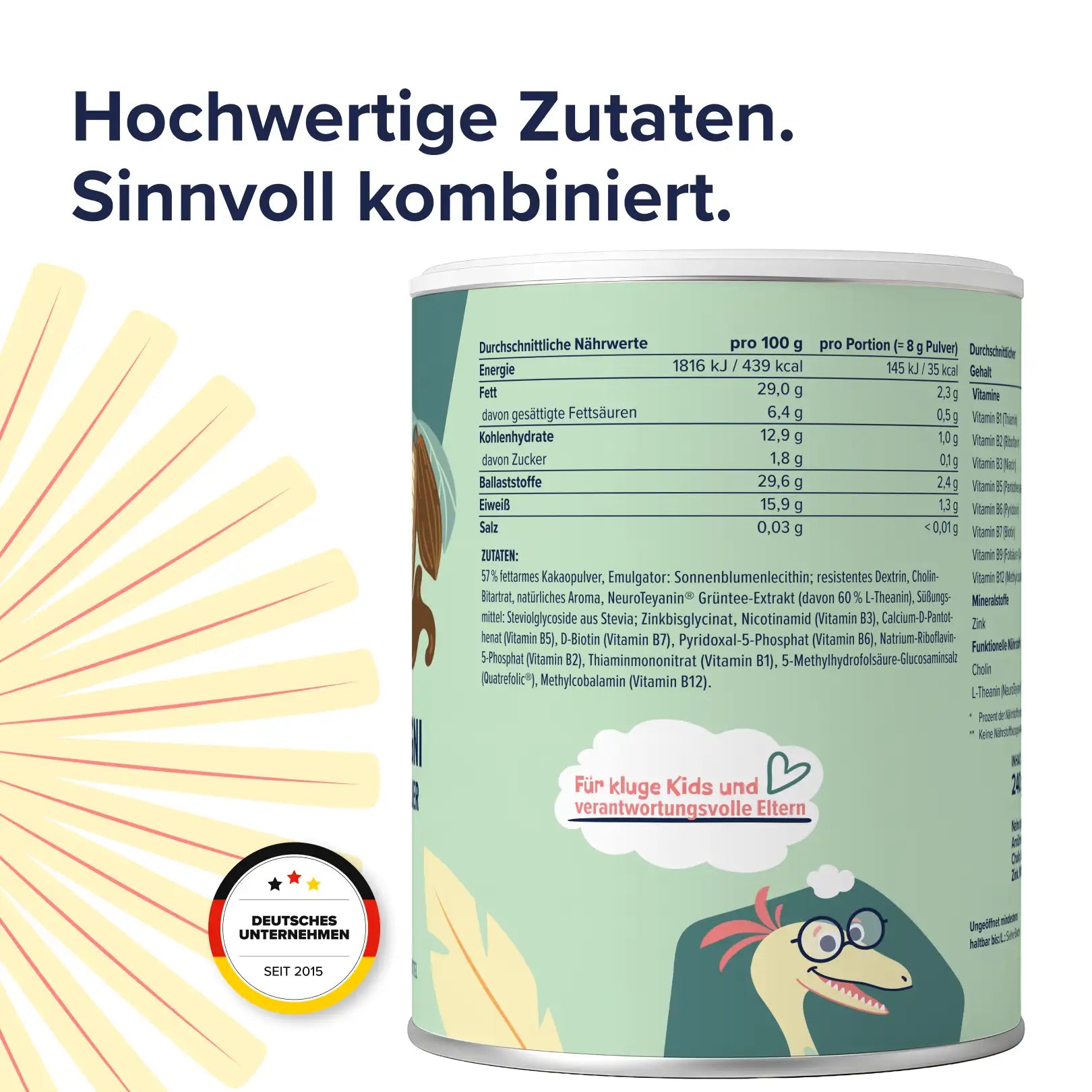 Kids Kogni Getränkepulver – Kakao ohne Zucker