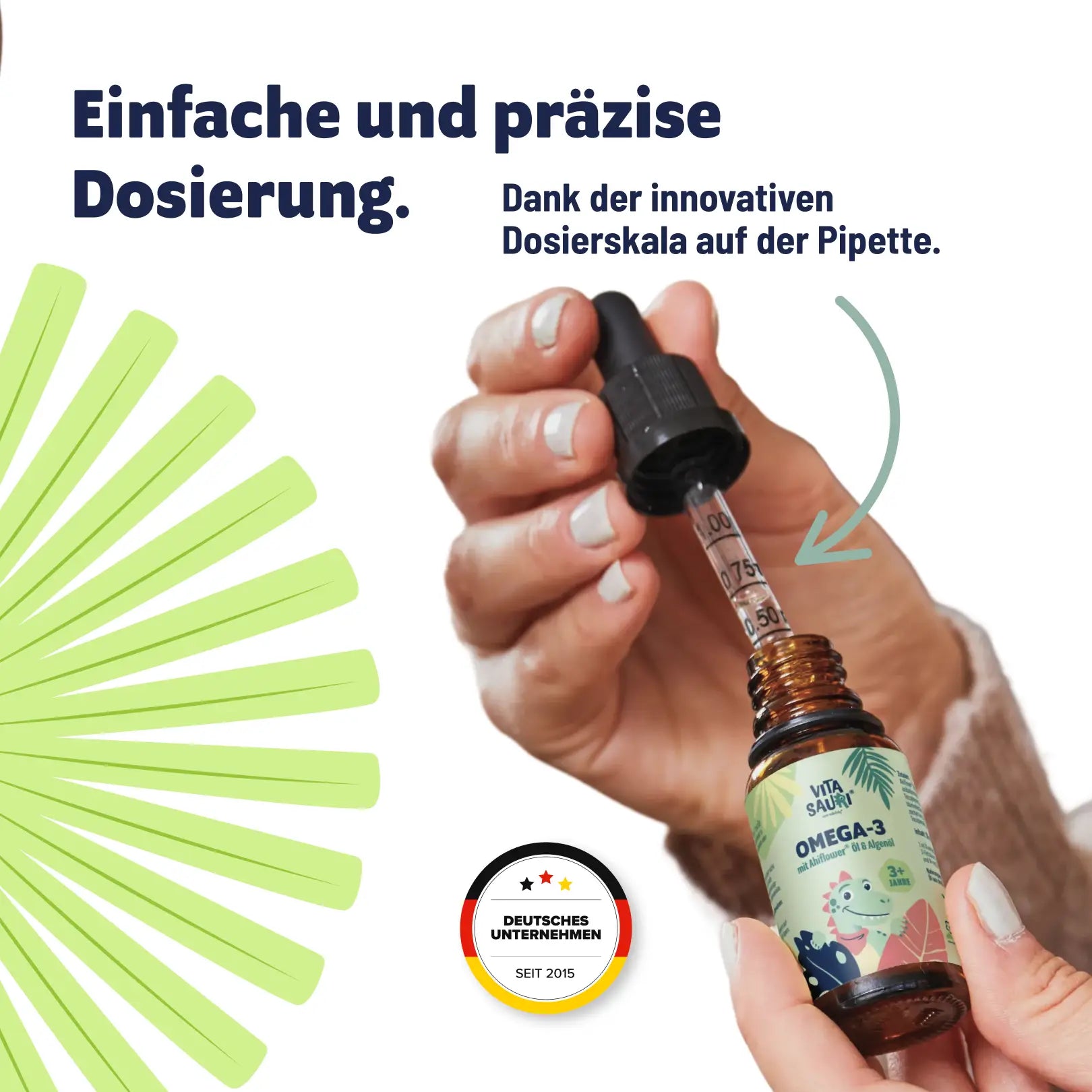 Omega 3 Öl für Kinder mit praktischer Pipette