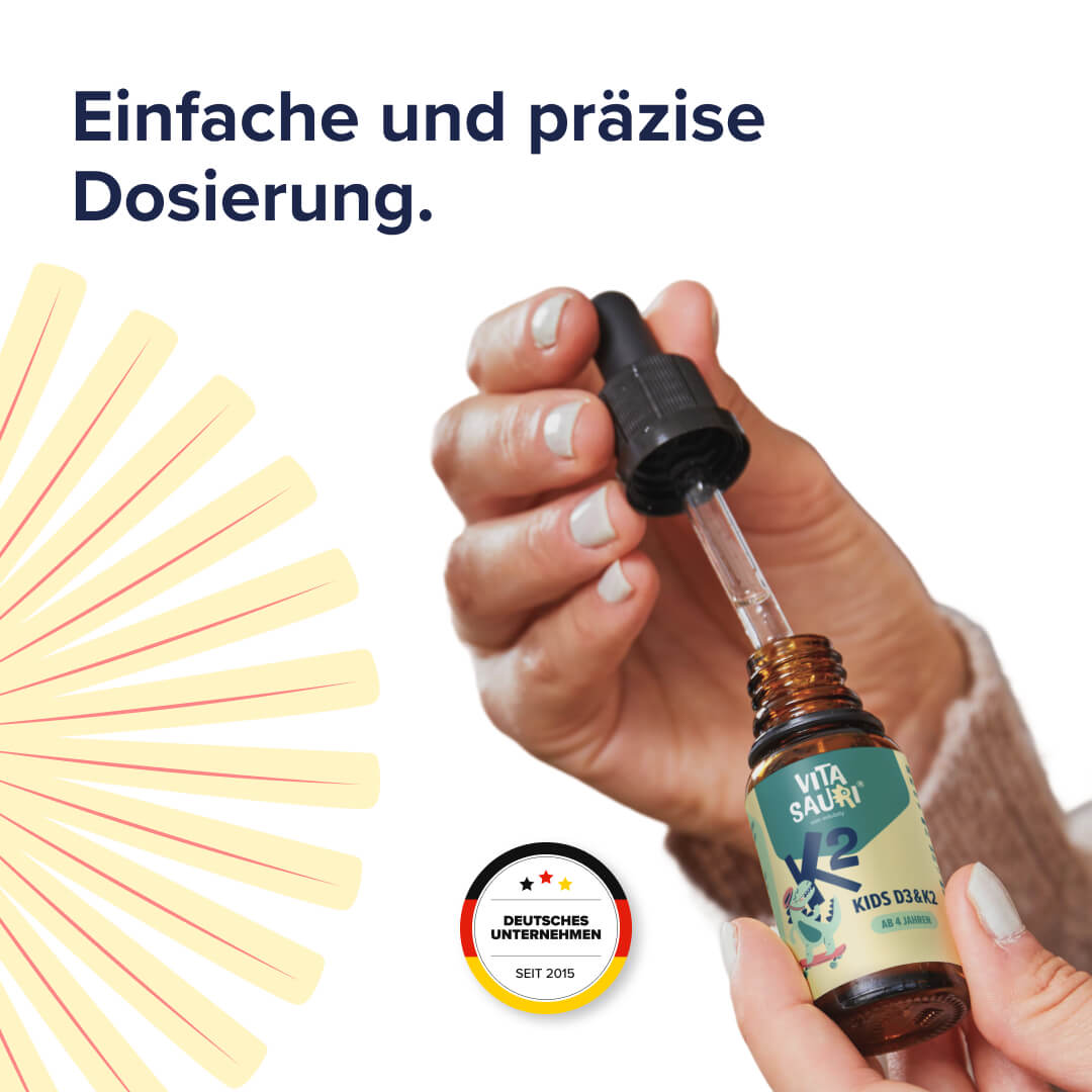 Vitamin D3 mit K2 für Kinder