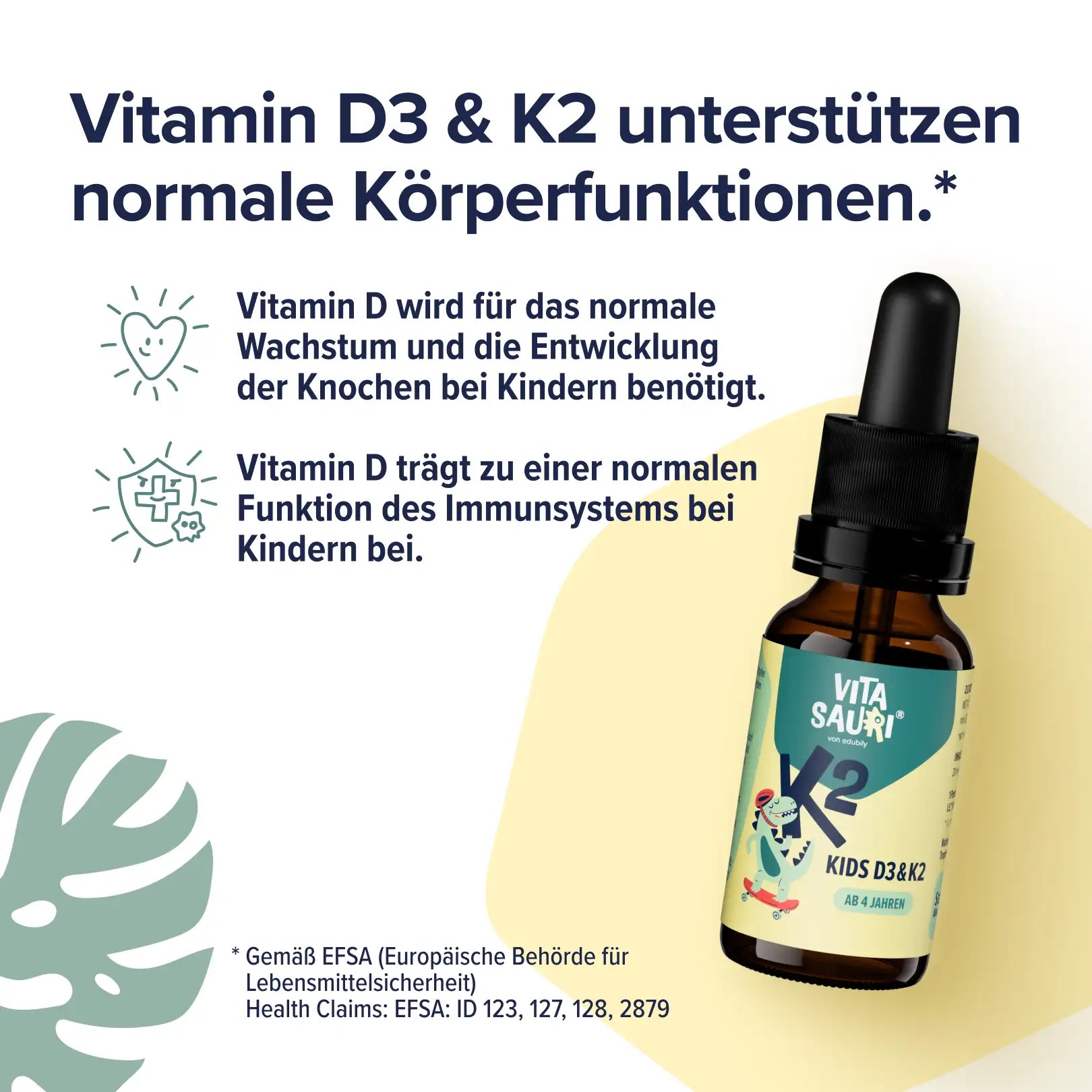 Vitamin D3 mit K2 für Kinder