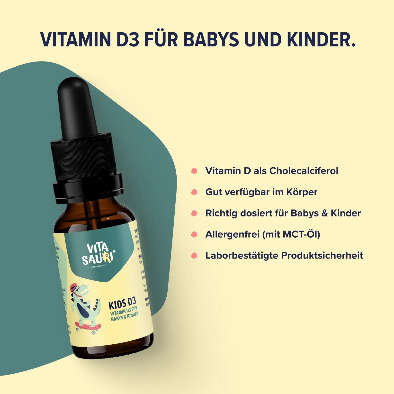 Vitamin D Tropfen für Babys & Kinder