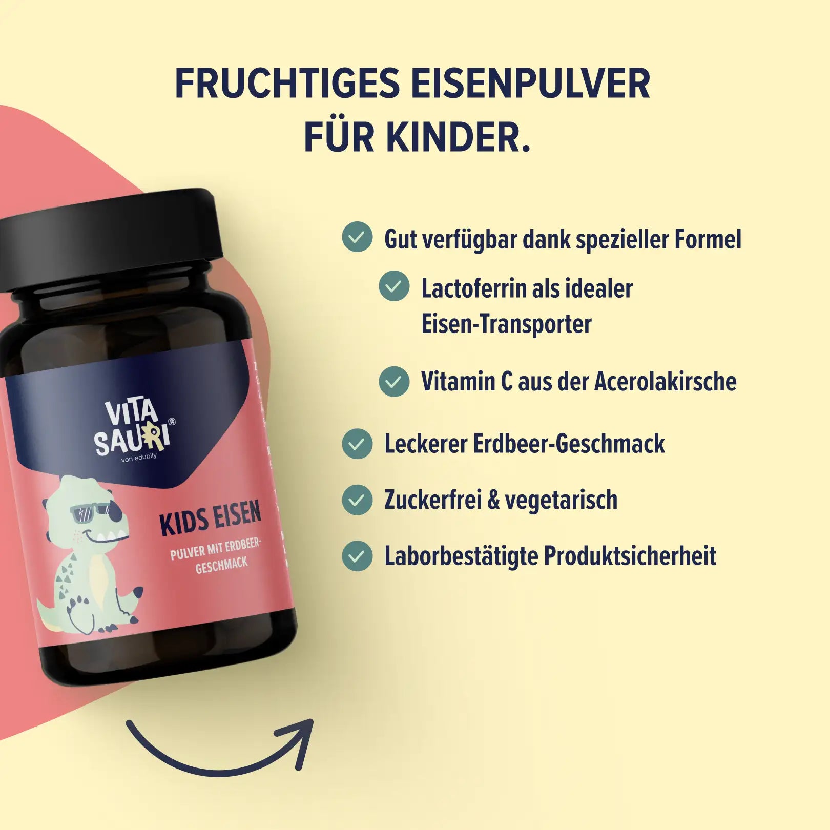 Das Vitasauri Eisen für Kinder 
