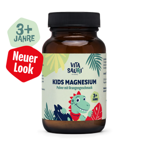 Magnesium für Kinder ab 3 Jahren – Vitasauri Kids Magnesium mit Orangengeschmack