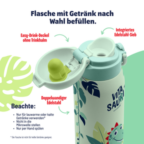 Vitasauri Trinkflasche