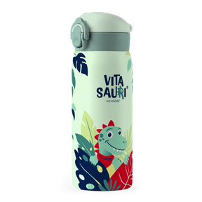 Vitasauri Trinkflasche für Kinder mit Dinomotiv