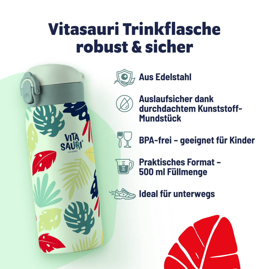 Vitasauri Trinkflasche