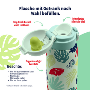 Vitasauri Trinkflasche