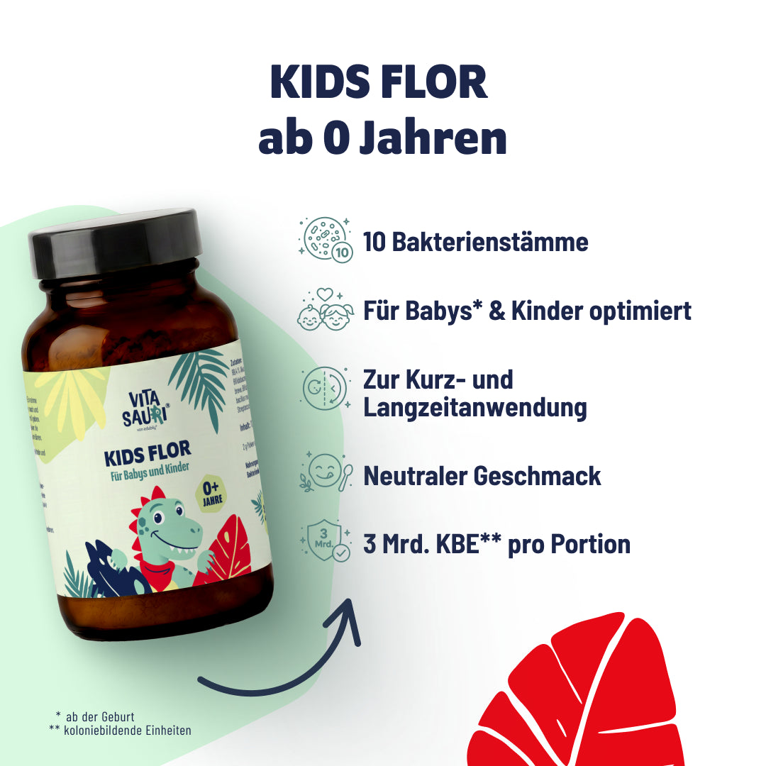 Kids Flor – Darmbakterien für Kinder